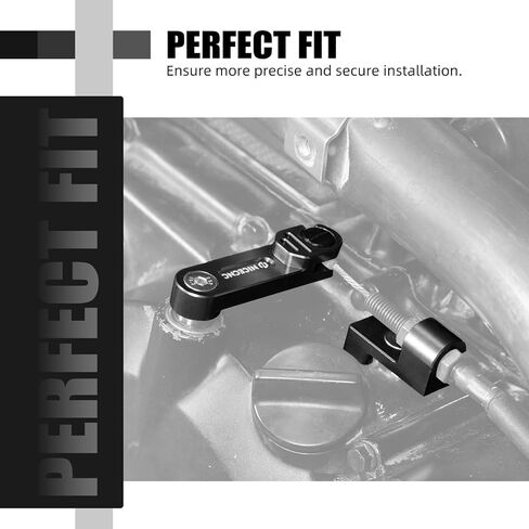 NICECNC One Finger Clutch Arm Single Finger Clutch Compatible with Kawasaki KLR650 2008-2024, Aluminium, Steel, Nylon, Anodized, Klr 650 Accessories, Black in Saudi Arabia