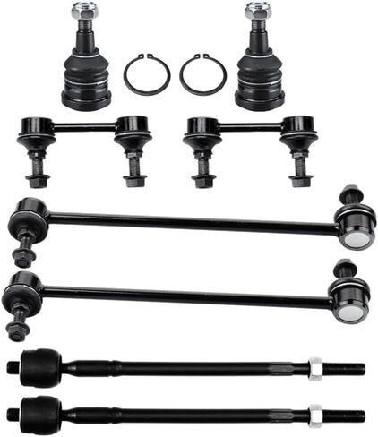 8pcs Front Rear Sway Bars Tie Rods Ball Joints Alloy Steel 223-5213 in Saudi Arabia
