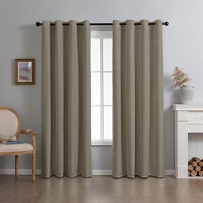 Fire Retardant Fluorine Free NFPA701 Standard Curtains 63 inches 2 Panels 100% Blackout Drapes for Bedroom Living Room Darkening Curtain Thermal Insulated Grommet (52x63 inch,Blue) in Saudi Arabia