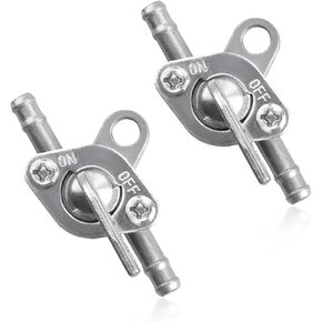 2PCS Inline Fuel Tank Tap Valve, 6mm Motorcycle Inline Gas Fuel Petcock Shut Off Valve Switch, Gas Tank Tap Valves On-Off Switch Petcock for ATV 50/70/90/110/125/140/150cc in Saudi Arabia