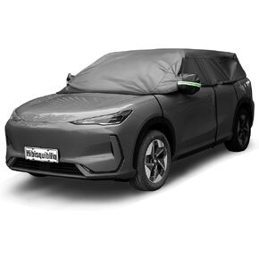 UV Resistant Winter Windshield Cover with Reflective Straps – Breathable Hail Cover - Windproof & Dustproof | 6-Layers Waterproof Sedan Car Cover for All Weathers for Sedan & Trucks in Saudi Arabia