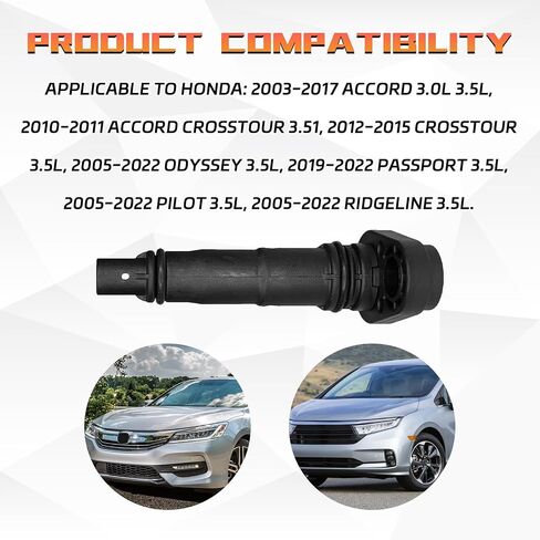 PCV Valve Replacement 17130-RCA-A02, Exhaust PCV Valve Compatible with Honda Accord Odyssey Passport Pilot, Acura MDX RDX RL RLX TL TLX TSX, Replacement Accessories#17130RCAA01 0450358 PCV374 in Saudi Arabia