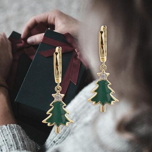 Sonateomber Small Gold Dangle Drop Hoop Huggie Earrings for Women, Statement Cute Rhinestone Earing Wedding Valentine Prom Fashion Jewelry Gift. in Kuwait