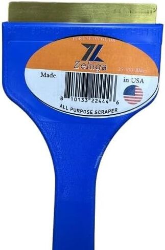 25-555-Combo Brass Blade Ice Scraper-أداة مزيل الجليد الخالية من الخدش ، مقاوم للصدأ ، in Kuwait
