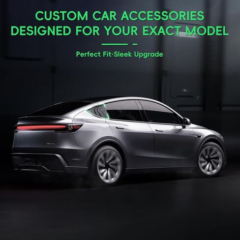 Rear Side Window Louvers Decoration Compatible with 2017-2023 Model 3 & 2024-2025 Model 3 Highland, Sport Style Rear Air Vent Scoop Louvers, Exterior Accessories for Tesla with Carbon Fiber Texture in Kuwait