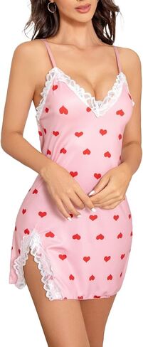 الملابس الداخلية للنساء مثير Babydoll Chemise Naughty Lingerie مجموعات ثوب ثانوي مثير لباس نوم ملابس تيدي للنساء in Saudi Arabia