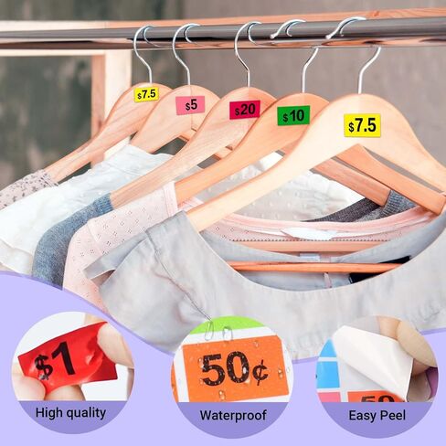 4200 PCS Removable Garage Sale Price Stickers, Pre-Priced Yards Sale Price Tags Stickers, Bright Color Pricing Labels Stickers with Blank Labels for Yard Sale Flea Markets,Garage Sales in Saudi Arabia