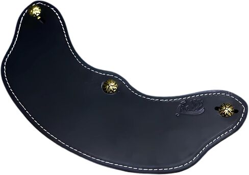 Leather Peak Visor for 3 Snap Open Face Helmet in Kuwait