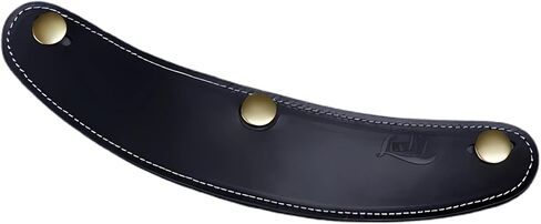 Leather Peak Visor for 3 Snap Open Face Helmet in Kuwait