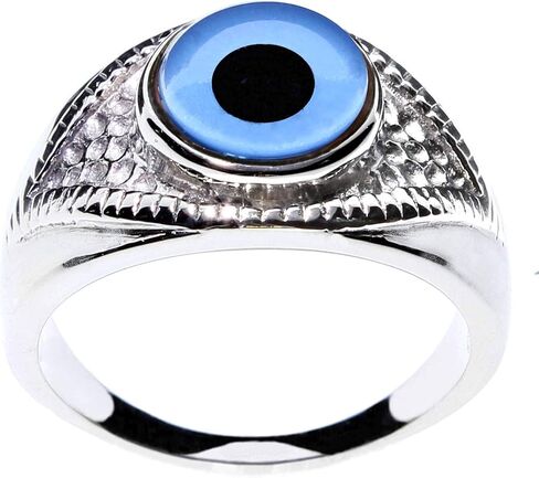 الصلب Dragon Jewelers حلقة العيون الزجاجية - اختر من 26 عيون حيوان أو خيال في إعداد الفولاذ المقاوم للصدأ على شكل عيون (شاهد مقاطع فيديو لكل حلقة) in Kuwait