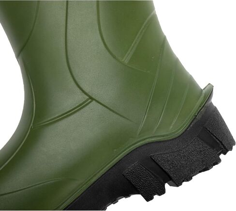 Rockrooster Wellingtons-Mens 15 '' 'PU PU-ON SLIP-ON ROASTANTN ， مضادات الأهمية مريحة لأحذية أمطار ناعمة WS701 in Saudi Arabia