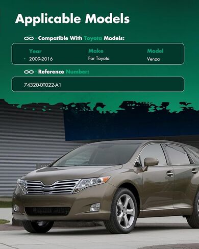 SCITOO الجانب الأيسر للسائق باللون البيج حاجب الشمس للسيارة بديل مناسب لـ 2012-2017 لسيارة Toyota Camry بدون فتحة سقف in Saudi Arabia