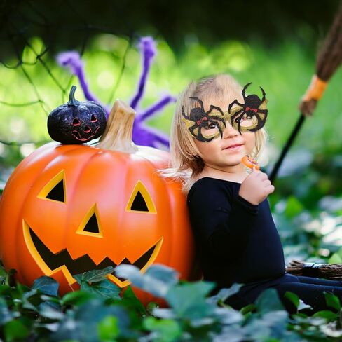 4 Pcs Halloween Glasses Glitter Spider Rhinestone Women Men Funny Party Supplies Decorations Accessories in Saudi Arabia