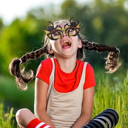 4 Pcs Halloween Glasses Glitter Spider Rhinestone Women Men Funny Party Supplies Decorations Accessories in Saudi Arabia