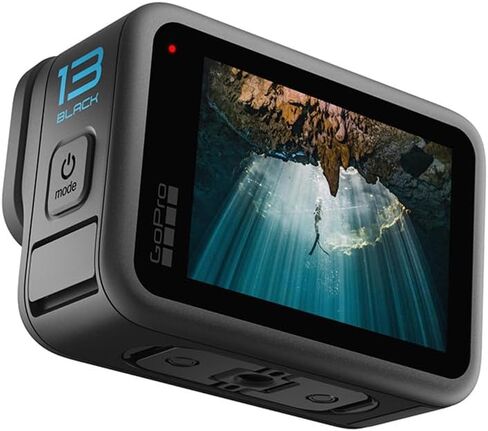كاميرا GoPro HERO10 باللون الأسود، مقاومة للماء، فيديو 5.3K60/4K، حزمة بث مباشر 1080 بكسل مع مجموعة ملحقات Froggi Extreme Sport 40-PC، بطاقة microSD سعة 64 جيجابايت in Kuwait