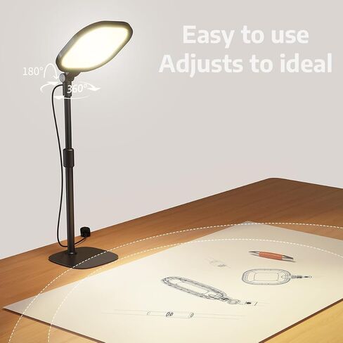Desk Zoom Meeting Light for Video Conference, Computer Lights with Clamp for Video Call, Eye-Caring Side-Emitting Tech with Adj. Brightness, Color Temp, Memory & Timing Func in Saudi Arabia