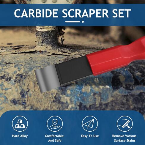 Carbide Scraper, 1-1/4 Inch and 5/8 Inch Carbide Scraper Set, Carbide Gasket Scraper for Metal and Automotive(2 Piece) in Saudi Arabia