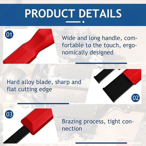 Carbide Scraper, 1-1/4 Inch and 5/8 Inch Carbide Scraper Set, Carbide Gasket Scraper for Metal and Automotive(2 Piece) in Saudi Arabia