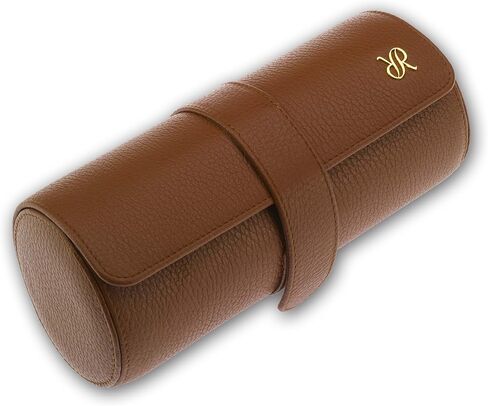 Rapport Berkeley ، Case Syngly ، Triple Watch Roll ، Tan ، المصنوع يدويًا ، جلد متميز in Kuwait