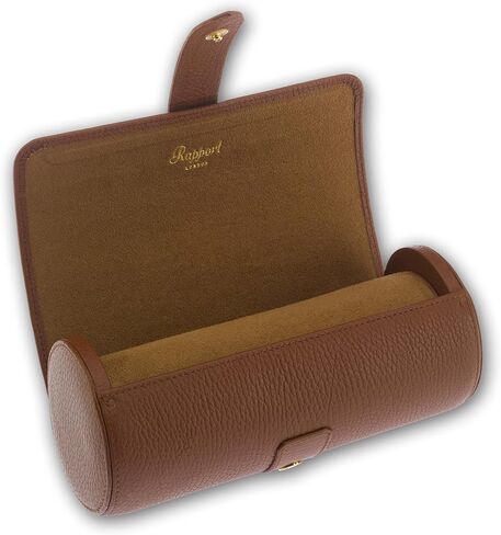 Rapport Berkeley ، Case Syngly ، Triple Watch Roll ، Tan ، المصنوع يدويًا ، جلد متميز in Kuwait