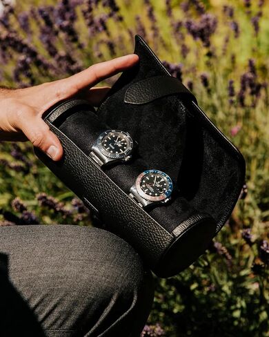 Rapport Berkeley, Stylish Case, Triple Watch Roll, Tan, Handmade, Premium Leather in Saudi Arabia