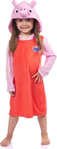Intimo Peppa Pig Raglan Lightgown Toddler Girls 'Fleece Fleece Long Sleeve Pullover Pajama in Saudi Arabia