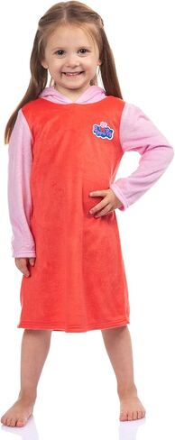 Intimo Peppa Pig Raglan Lightgown Toddler Girls 'Fleece Fleece Long Sleeve Pullover Pajama in Saudi Arabia