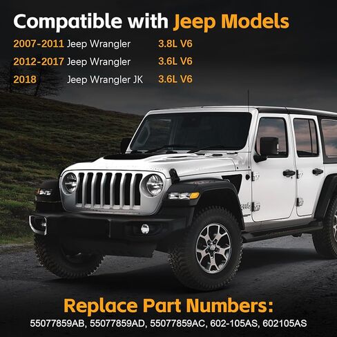 MOTER FRONTSHIELD ANDERSIELD ASSEMBLY و RINKAGE ASSEMBLY لجيب رانجلر 2007-2018 ، JEEP WRANGLER JK 2018 ، 3.6L 3.8L PIPERS PRESSION #55077859AB ، 55077859AD ، 550777859AC in Kuwait