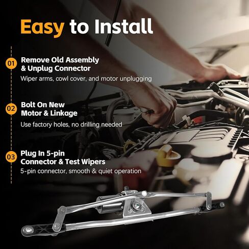 MOTER FRONTSHIELD ANDERSIELD ASSEMBLY و RINKAGE ASSEMBLY لجيب رانجلر 2007-2018 ، JEEP WRANGLER JK 2018 ، 3.6L 3.8L PIPERS PRESSION #55077859AB ، 55077859AD ، 550777859AC in Kuwait