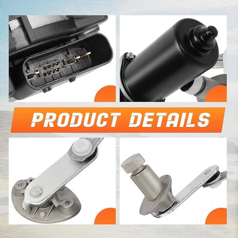 602-306AS Front Windshield Wiper Motor and Linkage Assembly Compatible with Ford E-150 E-250 E-350 E-450# 3L5Z17508AA, 3W7Z17508AA, 5C2Z17508AA in Saudi Arabia