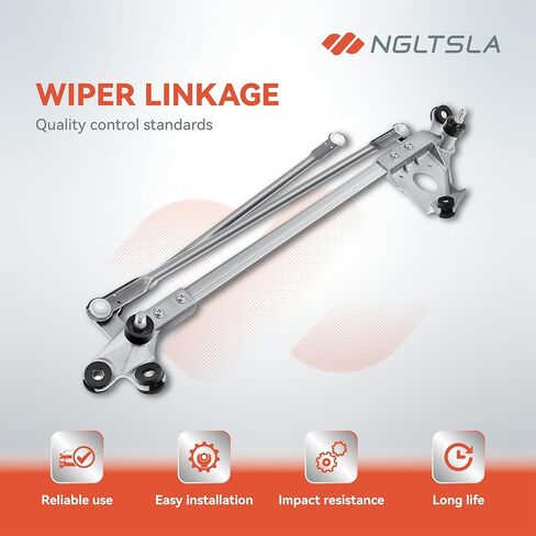 Front Windshield Wiper Linkage|Wiper Transmission Linkage Assembly Compatible With Acura Integra 1994-2001, Honda Civic 1992-1995 - Replace# 76530-S10-A01, 602-502 in Kuwait