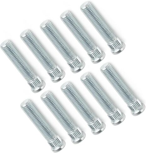 10pcs 1/2 "أطول من عجلات العجلة مسمار الترباس نوبات لعام 1982-2004 شيفروليه كورفيت كافاليير كامارو ث/عجلة الفواصل .5" in Saudi Arabia