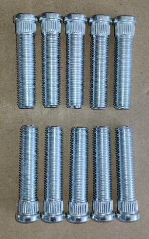 10pcs 1/2 "أطول من عجلات العجلة مسمار الترباس نوبات لعام 1982-2004 شيفروليه كورفيت كافاليير كامارو ث/عجلة الفواصل .5" in Saudi Arabia