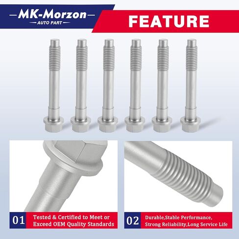 926-173 Front Wheel Hub Bolt Compatible with J-eep 2007-2018 Wrangler 2018 Wrangler JK 1999-2004 Grand Cherokee Wheel Bolts Replace# 5012436AA, 5012436AB (6Pcs) in Saudi Arabia