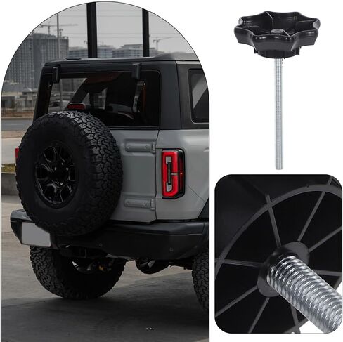 PRETYZOOM Spare Tire Mount Bolt Durable Tire Hold Down Hardware for Easy Installation Universal Fit for Various Car Models Rust-Resistant Design in Saudi Arabia