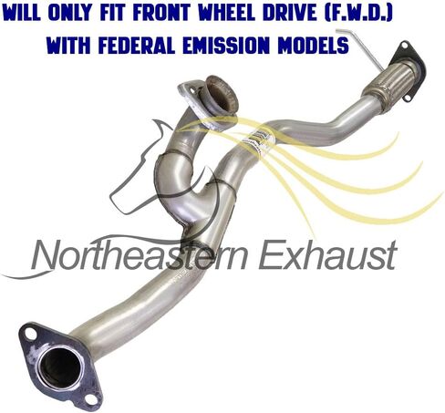 Northeastern Exhaust Stainless Steel | Exhaust Flex Y pipe compatible: 2008-2012 Flex Taurus 2008-2009 Mercury Sable 3.5L | Includes Gaskets, Hanger, Bolts and Nuts in Saudi Arabia