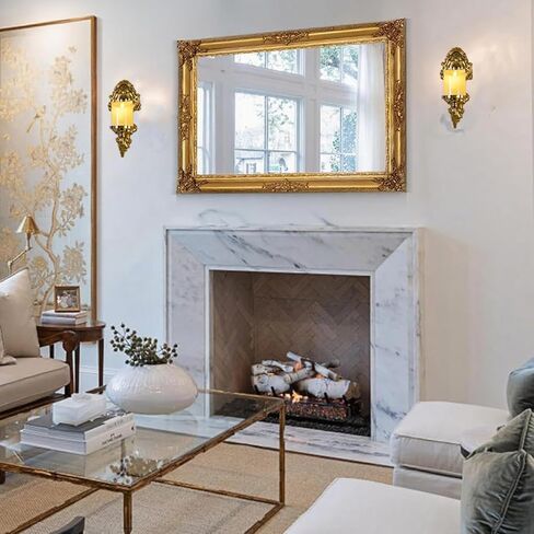 Gold Candle Sconces for Tapered Candlestick,Pack of 2, Gold Candle Wall Sconce Holder Iron Candelabra in Kuwait