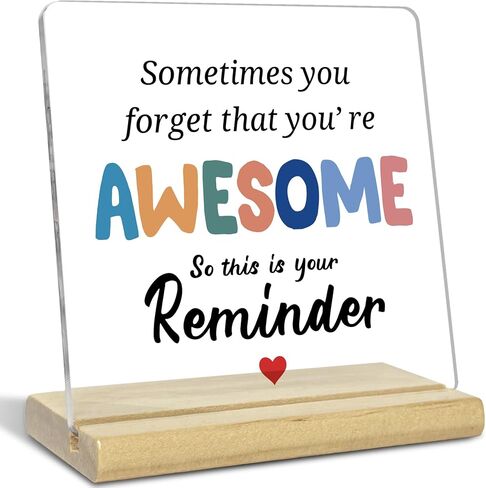 Human Sunshine Gifts for Office Acrylic Plaques Desk Decor,Thank You Gifts for Coworker Leader Teacher Coach Mentor in Saudi Arabia
