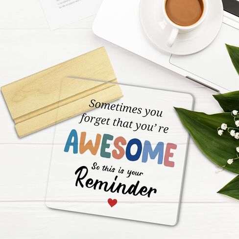 Human Sunshine Gifts for Office Acrylic Plaques Desk Decor,Thank You Gifts for Coworker Leader Teacher Coach Mentor in Saudi Arabia
