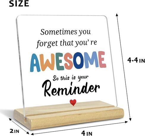 Human Sunshine Gifts for Office Acrylic Plaques Desk Decor,Thank You Gifts for Coworker Leader Teacher Coach Mentor in Saudi Arabia