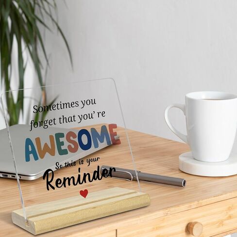Human Sunshine Gifts for Office Acrylic Plaques Desk Decor,Thank You Gifts for Coworker Leader Teacher Coach Mentor in Saudi Arabia
