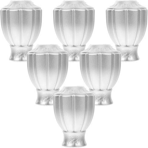 JOJOFUNY 6PCS BAY WINDOW CARTINE CARTING CAPS CAPS ROD ROD COVER in Kuwait