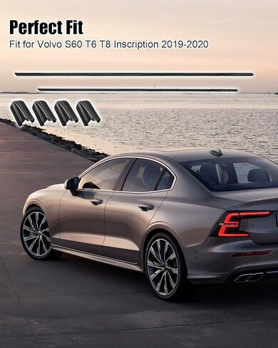 2Pcs Wiper Blade Refill Fit for Volvo S60 V60 T5 T6 T8 B5 2019-2025, Rubber Front Windshield Wiper Blades Refills Replace 31693569 in Saudi Arabia