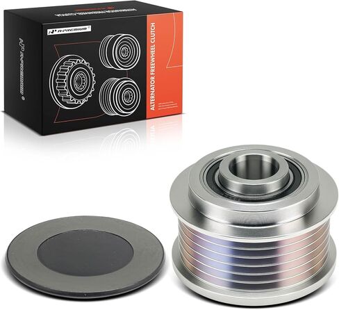 A-Premium Alternator Freewheel Clutch Pulley Compatible with SSANGYONG ACTYON 2005-2018, KORANDO 2010-2018, REXTON 2012-2018, 2.0L, 6 Grooves Clockwise in Saudi Arabia
