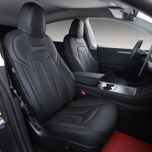 أغطية مقعد مخصصة من طراز Y لعام 2025 2026 Tesla Model Y Juniper تغطية كاملة مقعد مقعد مريح من الجلد مريح مجموعة كاملة (أبيض) in Kuwait