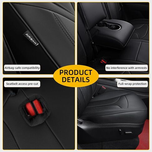 أغطية مقعد مخصصة من طراز Y لعام 2025 2026 Tesla Model Y Juniper تغطية كاملة مقعد مقعد مريح من الجلد مريح مجموعة كاملة (أبيض) in Kuwait