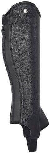 Dover Saddlery Ladies' Stay Tight Leather Half Chaps, Color: Brown, Size: Sm-Short in Saudi Arabia