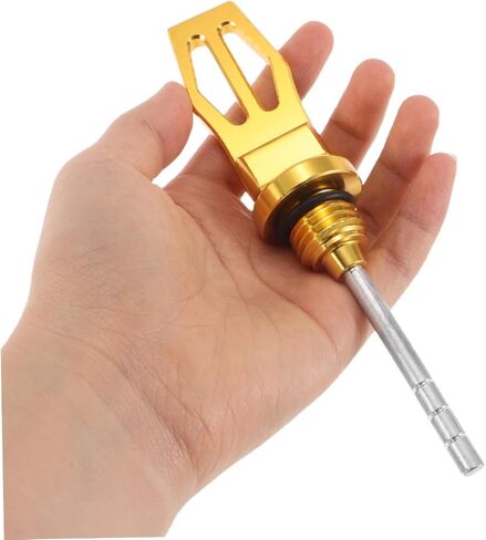 Ciieeo Motorcycle Maintenance Tool Aluminum Oil Dipstick Screw Cap Oil Level Gauge for Scooters Dirt Bikes Car Easy DIY Install in Saudi Arabia