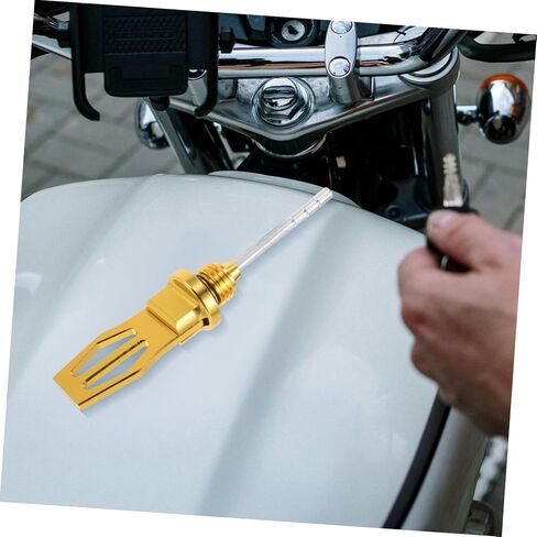 Ciieeo Motorcycle Maintenance Tool Aluminum Oil Dipstick Screw Cap Oil Level Gauge for Scooters Dirt Bikes Car Easy DIY Install in Saudi Arabia