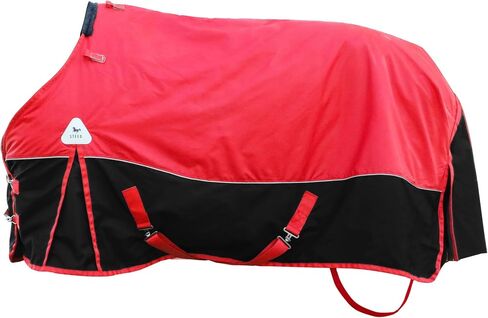 Horse Care Blanket Winter 1800D Premium Turnout Horse Blanket,Medium Weight Waterproof Blanket with Turnout Neck Cover Detachable (US78 in(EU 145 cm)) in Saudi Arabia
